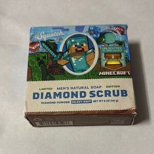 Dr. Squatch Men's Natural Soap Diamond Scrub - Blue and Brown